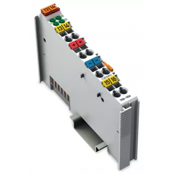 WAGO 750-504 modulo di uscita digitale, 4 canali, 24 VDC, 0,5 A, CAGE CLAMP, guida DIN