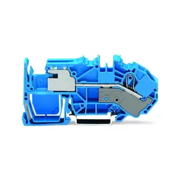 WAGO 2016-7714 Morsetto sezionabile N a 1 conduttore, 16 mm², Push-in CAGE CLAMP, blu