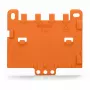 WAGO 222-505 connettore compatto a 5 conduttori, 0,08-4 mm², trasparente/arancione