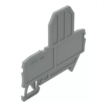 WAGO 2002-991 piastra terminale, grigio, 2 mm, 67 mm, 57,2 mm, TOPJOB S
