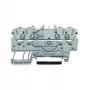 WAGO morsetto passante 4 mm², grigio, 32 A, 800 V, CAGE CLAMP®