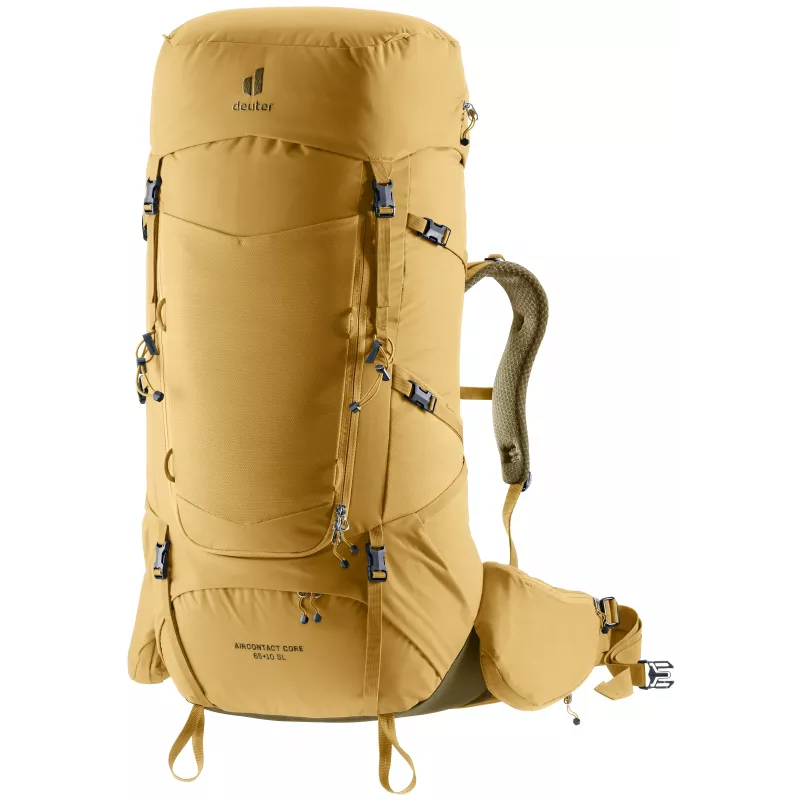 Deuter Aircontact Core 65 + 10 SL Zaino da trekking donna - Savanna/Nori