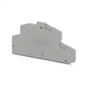 Phoenix Contact CLIPFIX D-PTTBS 1 Terminale di chiusura per guida DIN NS 35, grigio, 50 pezzi