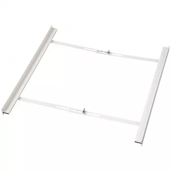HAMA kit impilabile universale per lavatrici a carica frontale e asciugatrici a pompa di calore, bianco, 60 cm, ripiano estraibile, portata 10 kg