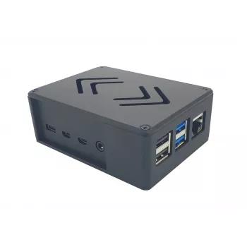 ALLNET Rock 4 C+ case in alluminio ecoPI PRO LP nero per Radxa Rock Pi 4C Plus