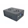 ALLNET Rock 4 C+ case in alluminio ecoPI PRO LP nero per Radxa Rock Pi 4C Plus
