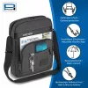 PEDEA borsa a tracolla per tablet URBAN compact 25,8 cm (10,2 pollici), grigio