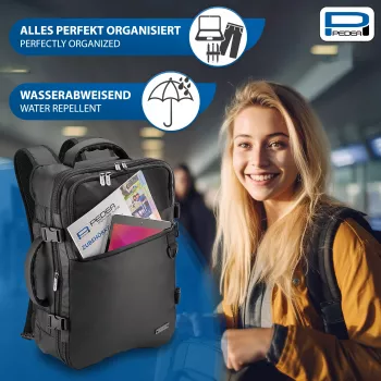 PEDEA zaino pochette per notebook 15,6 pollici (39,6 cm) - nero