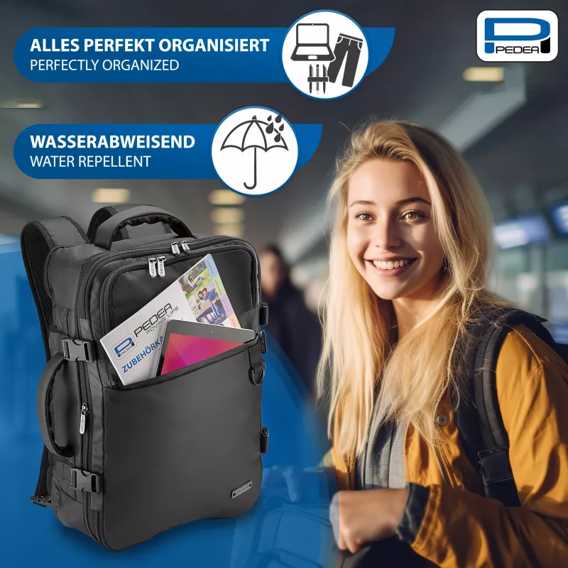 PEDEA zaino pochette per notebook 15,6 pollici (39,6 cm) - nero