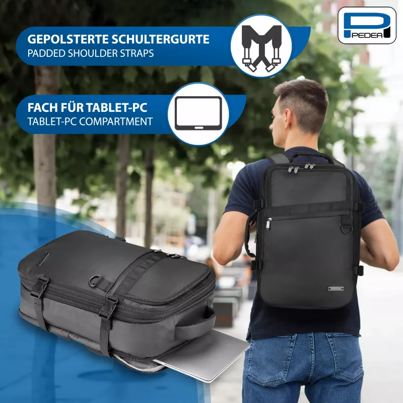 PEDEA zaino pochette per notebook 15,6 pollici (39,6 cm) - nero