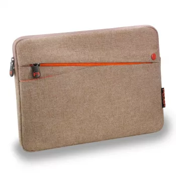 PEDEA custodia Fashion per tablet per Samsung Galaxy Tab S6 Lite / A9+ / S9 / A8, beige/arancione, neoprene