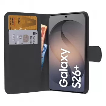 PEDEA Book Cover Classic per Samsung Galaxy S26 Plus, nero