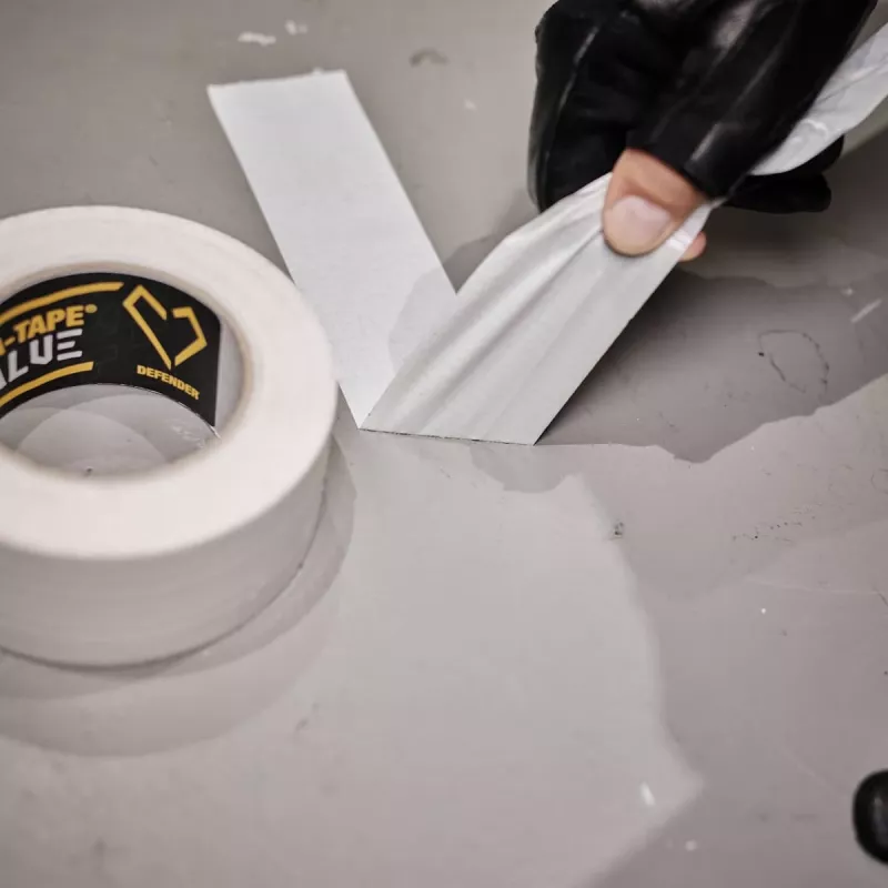Adam Hall DTEXAVW50 Gaffer Tape bianco 50 mm x 50 m