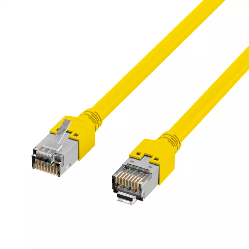 EFB Elektronik cavo patch RJ45 Cat.5e SF/UTP LSZH Draka UC300 TM11 giallo 15 m