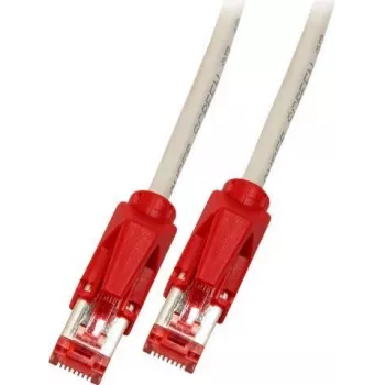 EFB-Elektronik cavo patch RJ45 Cat.6 S/FTP LSZH Draka UC900 TM21 rosso crossover grigio 10 m
