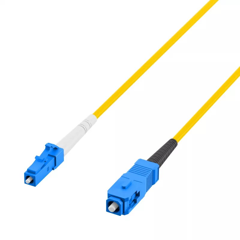 EFB-Elektronik Cavo patch in fibra ottica Simplex LC-SC G657.A2 0,5 m 2,0 mm giallo 9/125 µm