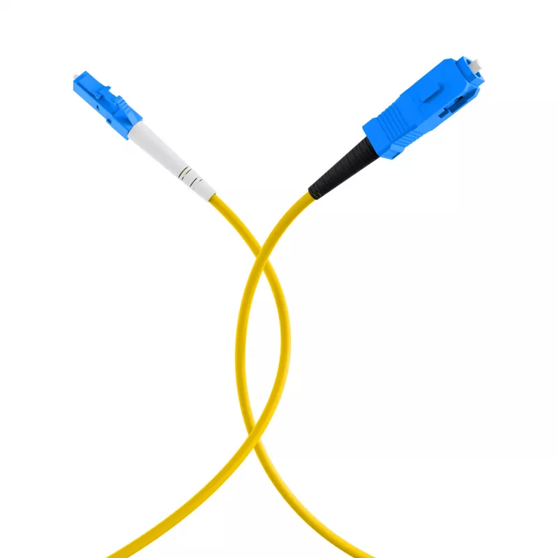 EFB-Elektronik Cavo patch in fibra ottica Simplex LC-SC G657.A2 0,5 m 2,0 mm giallo 9/125 µm