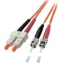 EFB-Elektronik ECOFIBER Jumper Duplex SC-ST 62,5/125 µm OM1 LSZH arancione 3,0 mm 3 m