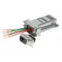 EFB adattatore modulare D-Sub9 maschio / RJ45 femmina, custodia in metallo