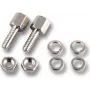 EFB Elektronik Set prigionieri filettati ESV UNC 4-40 con dado nichelato, argento