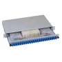 EFB Elektronik Patch panel in fibra ottica - montaggio rack - SC SM X 48 - grigio, RAL 7035 - 1U - 19 pollici