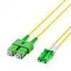 EFB Elektronik Cavo patch duplex LC/APC-SC/APC OS2 G652D 1m LSZH 2mm giallo