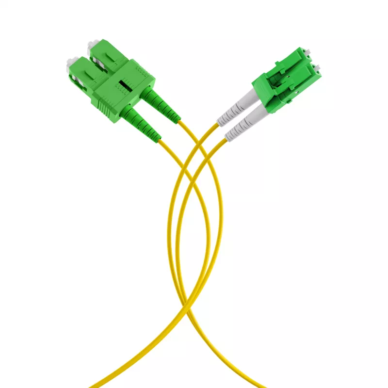 EFB Elektronik Cavo patch duplex LC/APC-SC/APC OS2 G652D 1m LSZH 2mm giallo