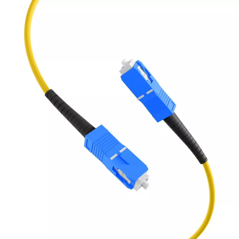 EFB-Elektronik Cavo patch in fibra ottica simplex SC-SC G657.A2 5m 3,0mm giallo 9/125µm