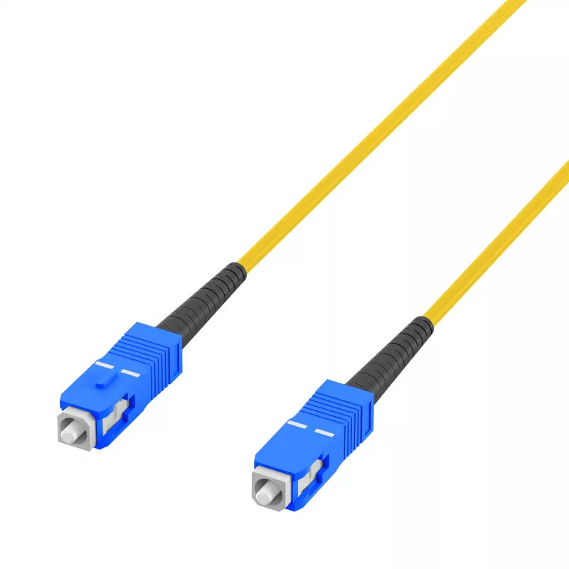 EFB-Elektronik Cavo patch in fibra ottica simplex SC-SC G657.A2 5m 3,0mm giallo 9/125µm