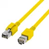 EFB Elektronik DCK1001GE.0,5 Cavo patch LED RJ45 Cat.6A S/FTP FRNC, giallo