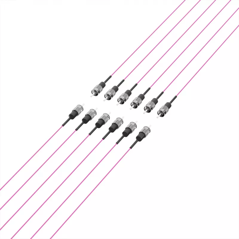 EFB Elektronik Pigtail in fibra ST 50/125 µm OM4 Erika Violet, 2 m