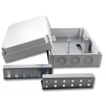 EFB Elektronik Scatola di distribuzione in fibra ottica - RAL 7035 - 12x SC duplex OM4