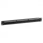 EFB-Elektronik patch panel ECOLAN UTP 24xRJ45 Cat.6 19 pollici 1U RAL9005 nero