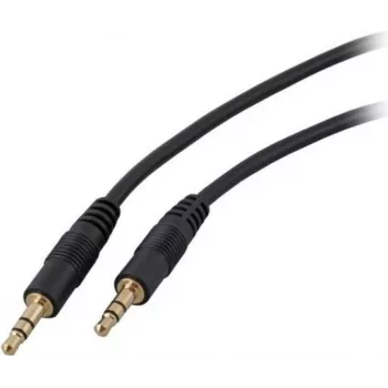 EFB-Elektronik cavo di collegamento audio, jack 3,5 mm, 5 metri, nero