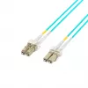 EFB Elektronik duplex jumper LC-LC 50/125µm OM3 LSZH acqua 2,0 mm 35 m