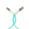EFB Elektronik duplex jumper LC-LC 50/125µm OM3 LSZH acqua 2,0 mm 35 m