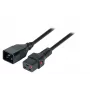EFB-Elektronik cavo di prolunga di alimentazione IEC Lock C20 a C19, 3,0 m, nero