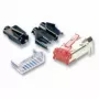 EFB Electronics connettore RJ45-Hirose STP TM21 rosso 100 pezzi 3 elementi Cat.6