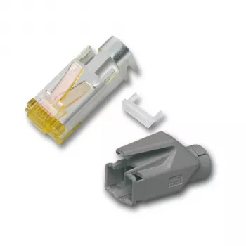 EFB connettore RJ45-Hirose STP, TM31 grigio chiaro, 100 pezzi, 3 elementi, Cat.6A