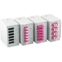 EFB Elektronik pannello frontale per 6 x SC-D, LC-Quad con fori per viti da 1,7 mm