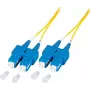 EFB Elektronik O2513.5-1.2 Cavo patch in fibra ottica 5 m SC duplex OS2 giallo