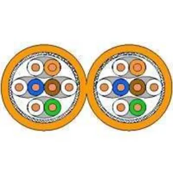EFB Elektronik INFRALAN Cat.7 1000 AWG23 S/FTP 2x4P CPR Eca arancione Cavo di installazione 500m