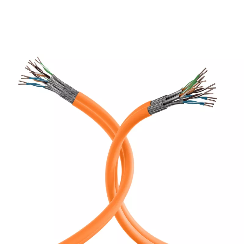 EFB Elektronik MK7100DX.500-CPR Cat7a S/FTP LSZH Cavo dati 500 m arancione