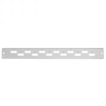 EFB Elektronik pannello frontale 12 x SC duplex / LC quad, verticale, grigio