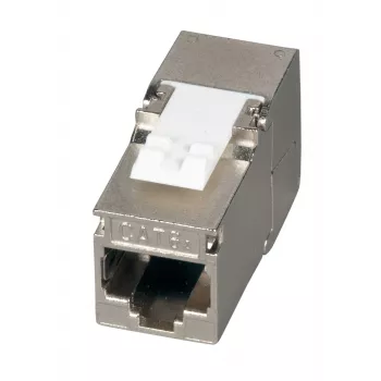 EFB Elektronik RJ45 Keystone Slimline Cat.6A argento STP PVP Component confezione da 12 - Power over Ethernet - RJ-45