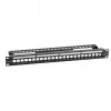 EFB Elektronik patch panel vuoto 19 pollici 24 porte 1U per moduli Keystone, RAL7035 (grigio chiaro)