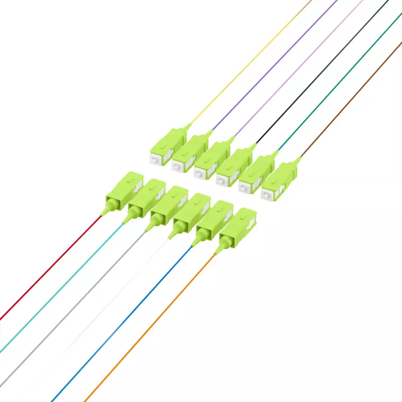 EFB Electronics Fibre Pigtail SC 50/125 OM5 set 12 colori 2m - set cavo/adattatore - Singlemode o Multimode