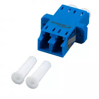 EFB Elektronik accoppiatore LC-Duplex OM3 plastica aqua, case monoblocco SC-Simplex
