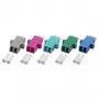 EFB Electronics accoppiatore LC-Duplex OM4 in plastica, case viola, monoblocco, SC-Simplex