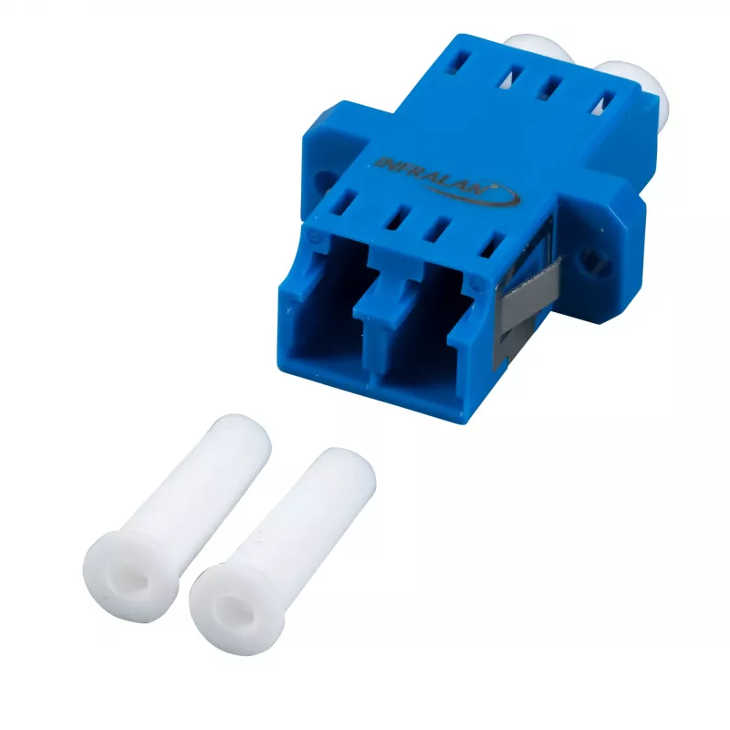EFB Electronics accoppiatore LC-Duplex OM4 in plastica, case viola, monoblocco, SC-Simplex